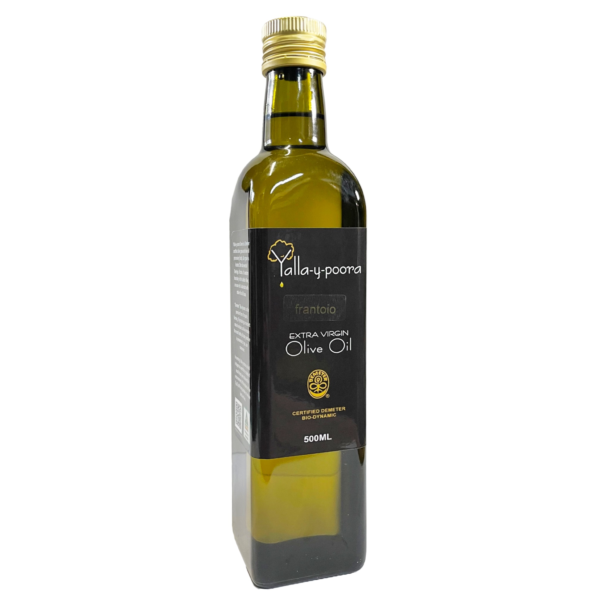 2023 Demeter Bio-Dynamic Extra Virgin Olive Oil - Cultivar "FRANTOIO" - 500ml - Best Before 12/2025